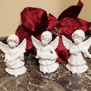 Ceramic Angel Trio